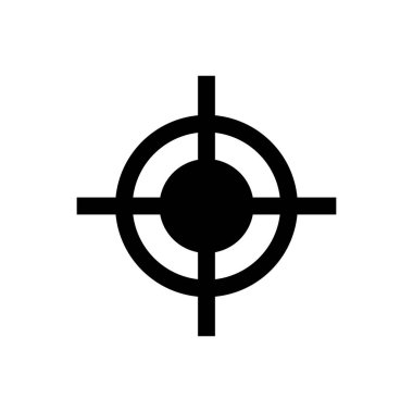 hedef simge vektör illüstrasyonu