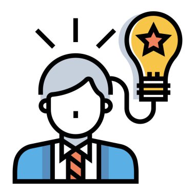 iş ve finans satırı vektör simgesi