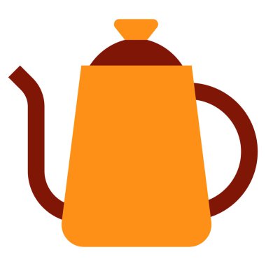 Kettle düz ikon vektör çizimi