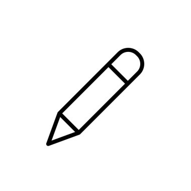 kalem simgesi vektör illüstrasyonu