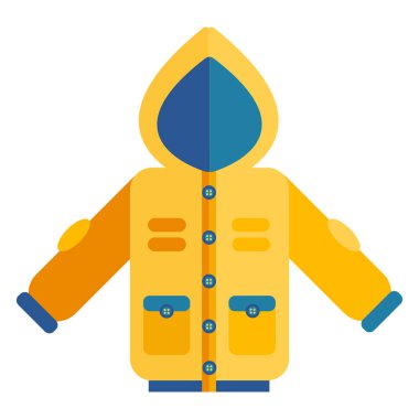 Sarı örtü web simgesi, vektör illüstrasyonu  