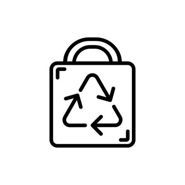 Bir geri dönüşümün vektör illüstrasyonu