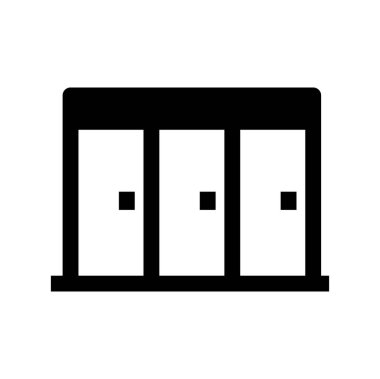 mobilya, simge, vektör illüstrasyonu 