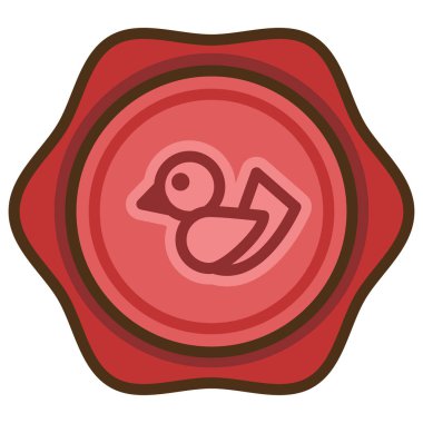 kuş ağı simgesi, vektör illüstrasyonu  