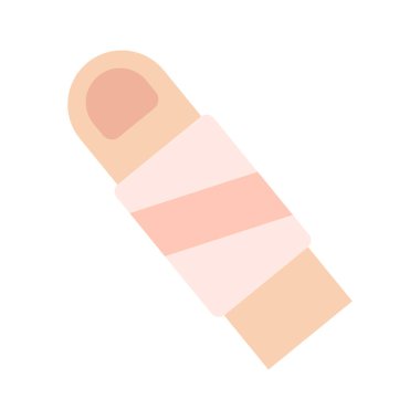 Yaralı bir parmağın vektör çizimi