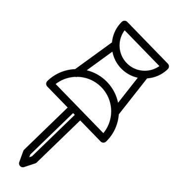 pin simgesi vektör illüstrasyonu