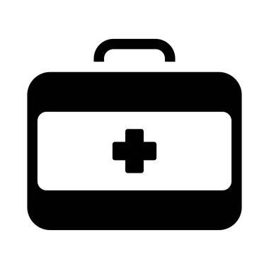 İlk yardım simgesi vektör illüstrasyonu 