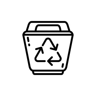 Bir geri dönüşümün vektör illüstrasyonu