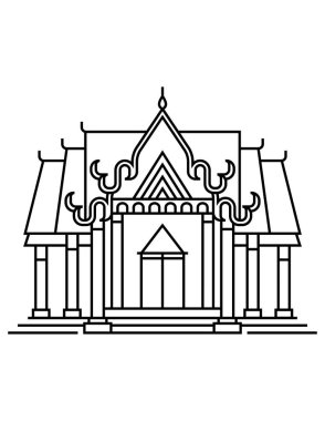 Yapı simgesinin vektör illüstrasyonu