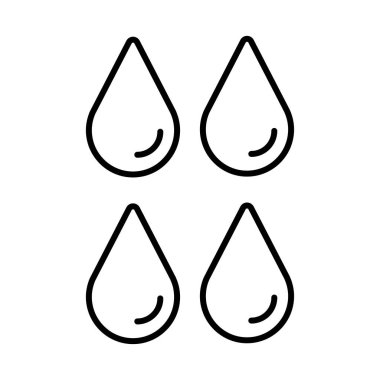 Su, damla, sıvı, kabarcık ve diğer vektör simgeleri kümesi 