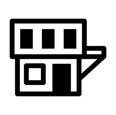 alışveriş ve ödeme çizgisi vektör simgesi.