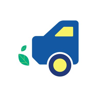 eko kavramı düz ikon vektör çizimi