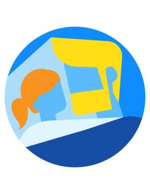 Ağ simgesi. vektör illüstrasyonu 