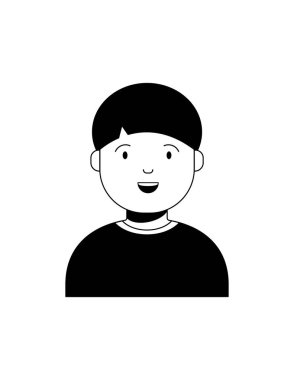 adam, simge, vektör illüstrasyonu 