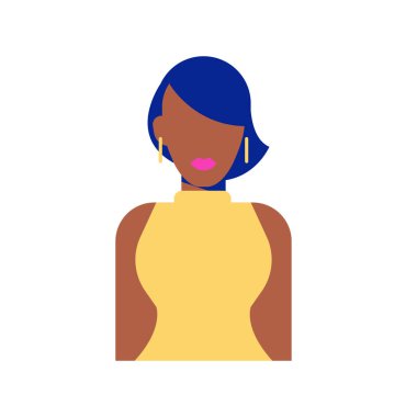 Kadınlar düz simge vektör illüstrasyonu