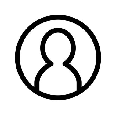 İnsan ağ simgesi. Vektör illüstrasyonu 