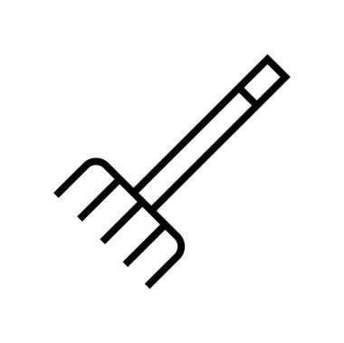 kürek simgesi vektör illüstrasyonu 