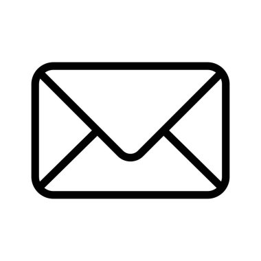 Belgeli bir zarfın vektör illüstrasyonu