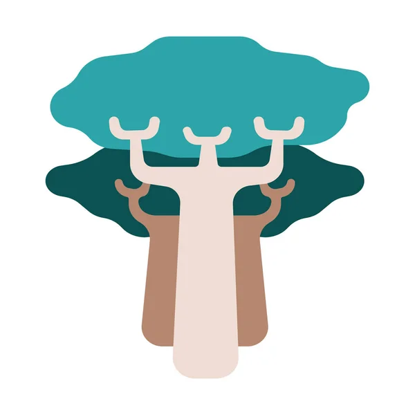 Orman Mantarları Ikon Vektör Illüstrasyon Grafik Tasarımı — Stok Vektör