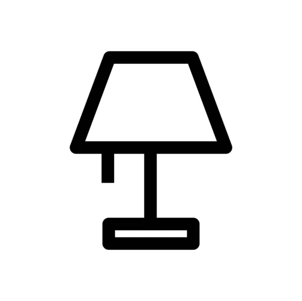 Vektorillustration Der Elektrischen Lampe — Stockvektor