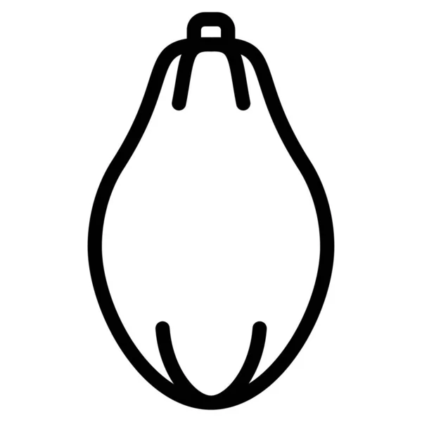 Avocado Symbol Vektor Illustration — Stockvektor