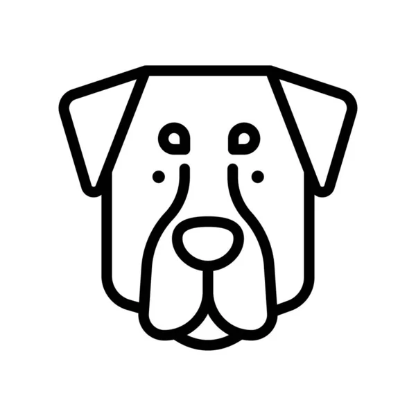 Hund Symbol Vektor Illustration — Stockvektor