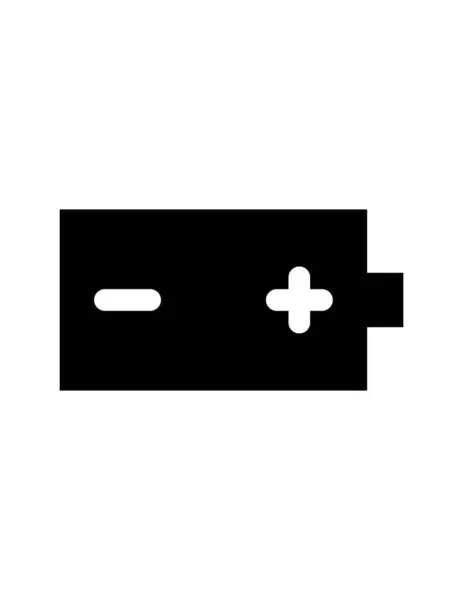 Batterie Symbol Vektorillustration — Stockvektor