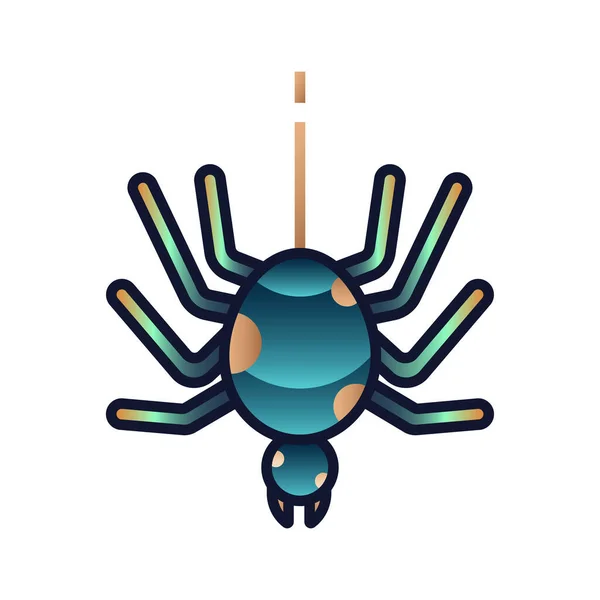 Spindelikonen Vektor Illustration — Stock vektor