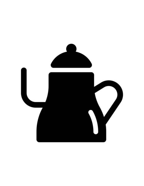 Teapot Icon Vector Illustration — Stock Vector