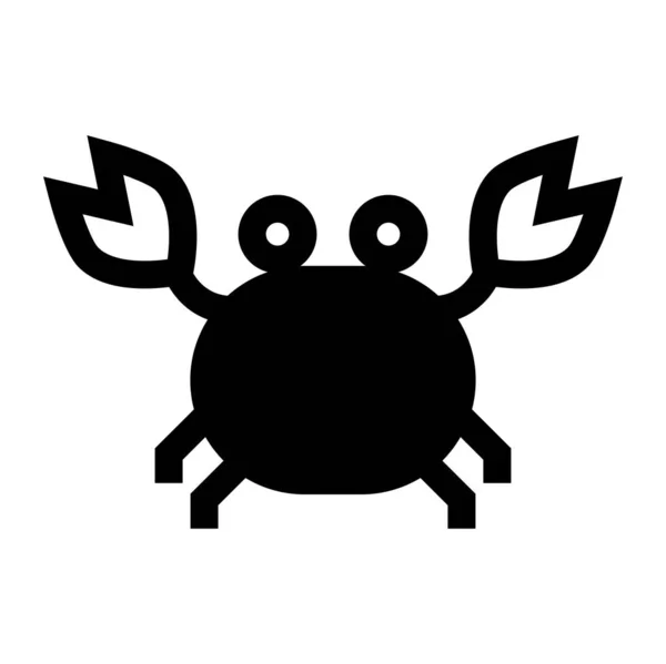 Krabbennetz Symbol Vektorillustration — Stockvektor