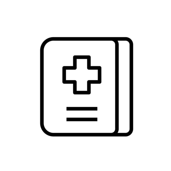 Lékařské Ikony Bílém Pozadí — Stockový vektor