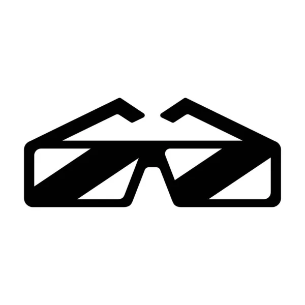 メガネのアイコンベクトルイラスト — ストックベクタ