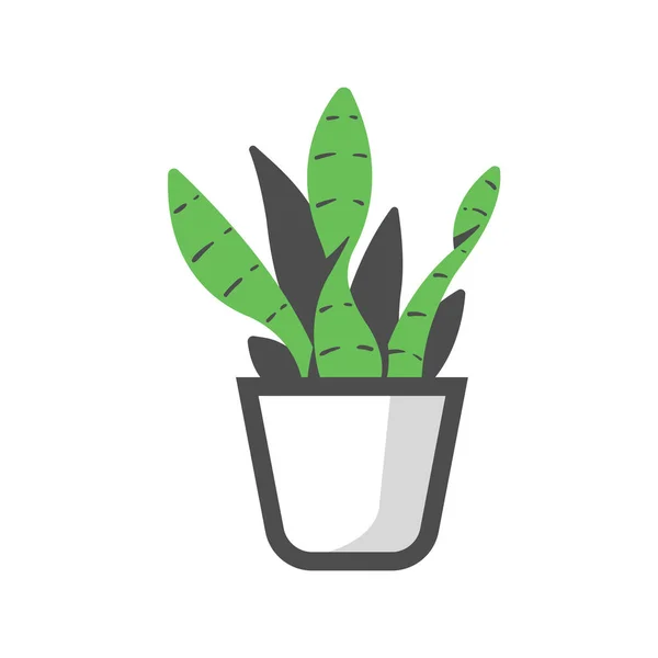 Ilustração Vetor Símbolo Planta — Vetor de Stock