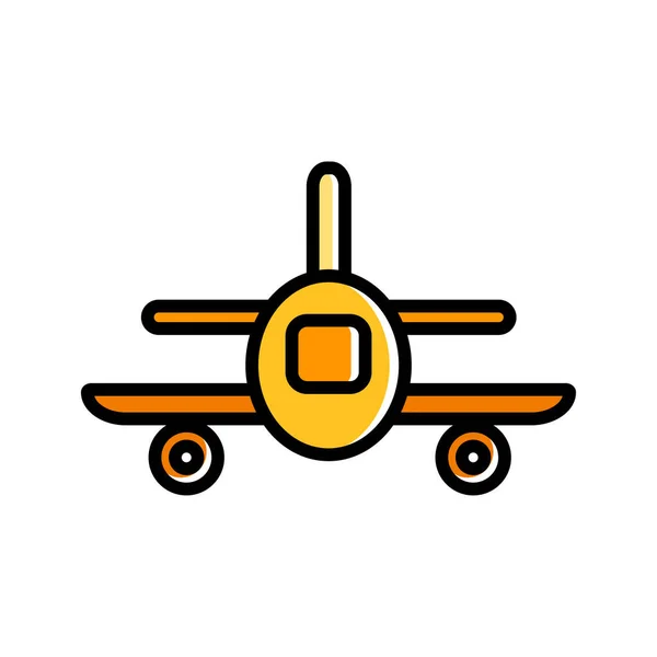Vector Illustration Modern Plane — Stock Vector