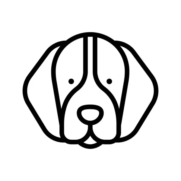 Hund Symbol Vektor Illustration — Stockvektor