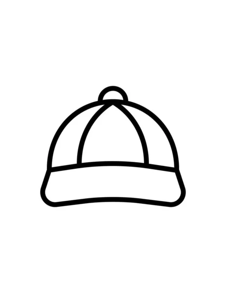 Vektor Illustration Der Einfachen Und Skizze Eines Hutes — Stockvektor