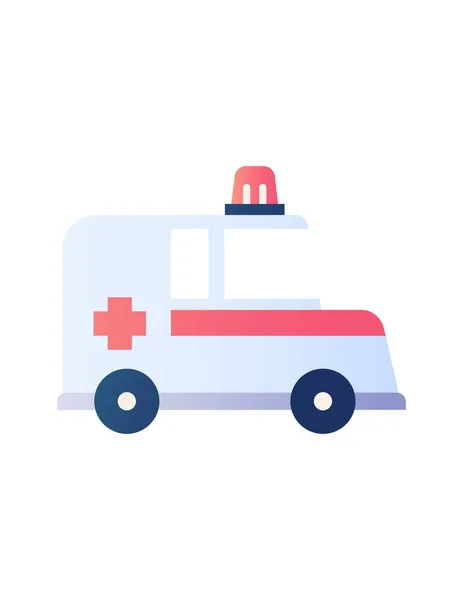 Ambulance Médicale Icône Voiture Illustration Vectorielle — Image vectorielle