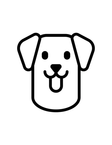 Dog Icon Vector Illustration — Stock Vector