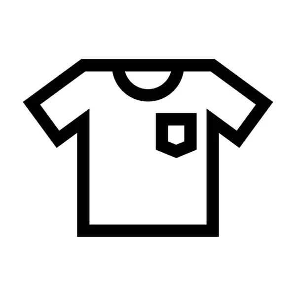 Camisa Icono Web Ilustración Vectorial — Vector de stock