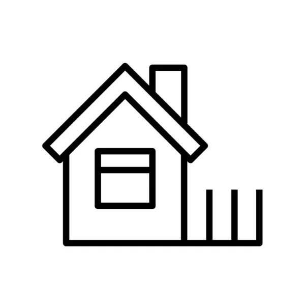 House Web Icon Vector Illustration — Stock Vector