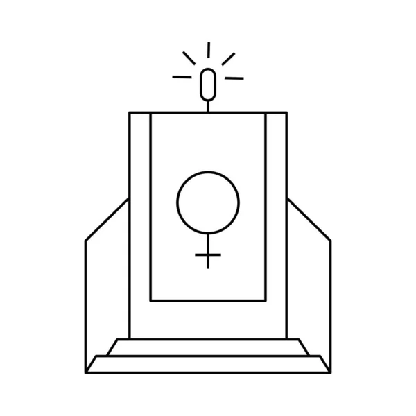 Frauen Symbol Flache Symbol Vektor Illustration — Stockvektor