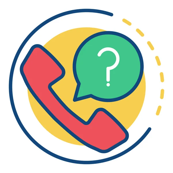 Phone Call Icon Vector Illustration — Stock Vector