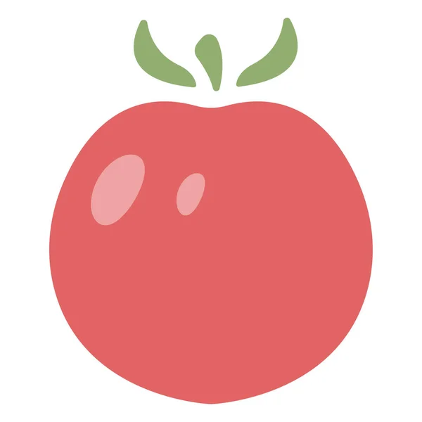 Tomato Icon Vector Illustration — Stock Vector