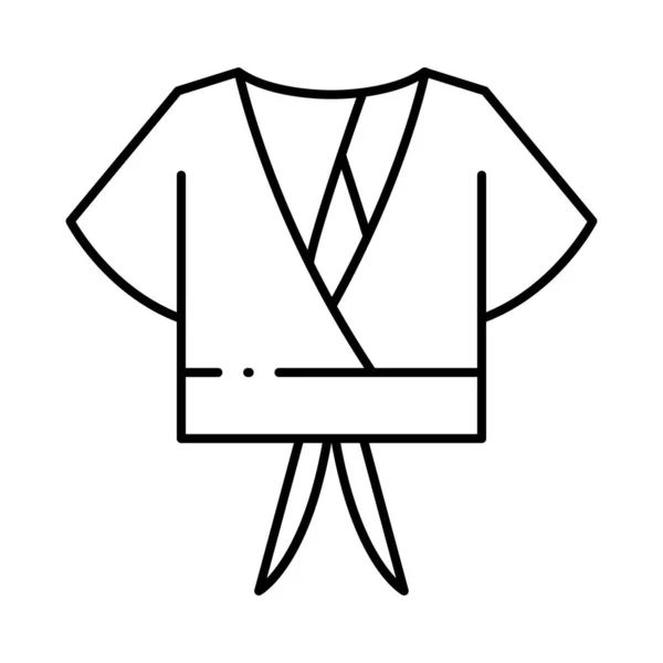 Shirt Simgesi Vektör Illüstrasyonu — Stok Vektör