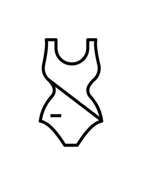 Women Underwear Icon Vector — Stock Vector
