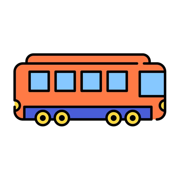 Школьный Автобус Изолирован Белом Фоне — стоковый вектор