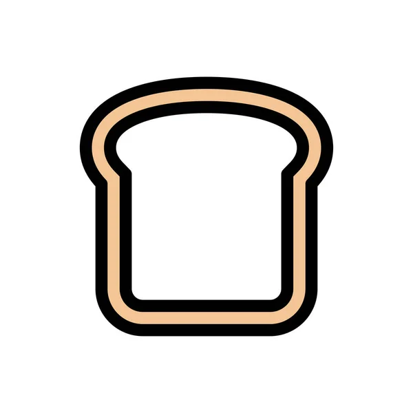 Brot Symbol Vektorillustration — Stockvektor