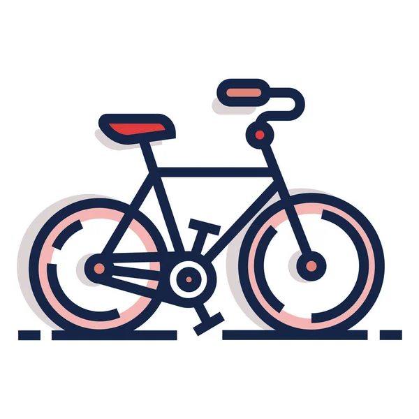 Fahrrad Symbol Vektorillustration — Stockvektor