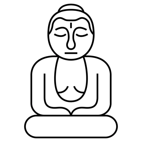 Buddha图标矢量插图 — 图库矢量图片