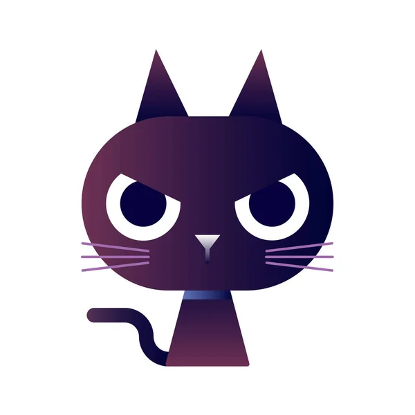 Cat Icon Vector Illustration — Stock Vector